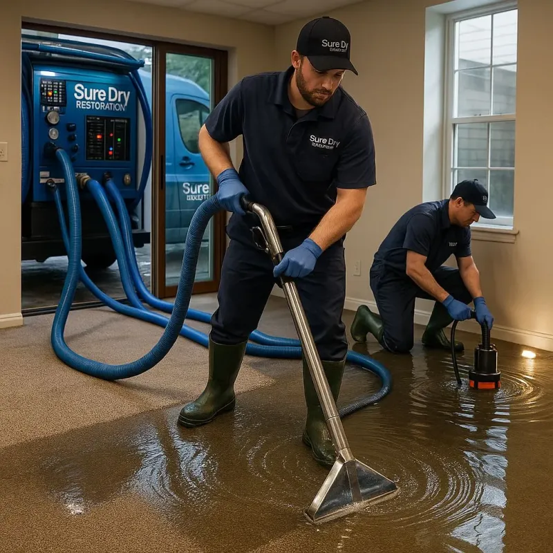 Water Extraction and Removal process in Virginia Gardens, FL